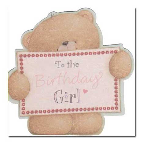 Birthday Girl Vintage Forever Friends Card